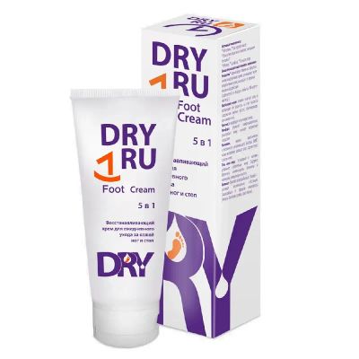 Лот: 23725165. Фото: 1. DRY RU Foot Cream 5в1 Крем для... Лекарства