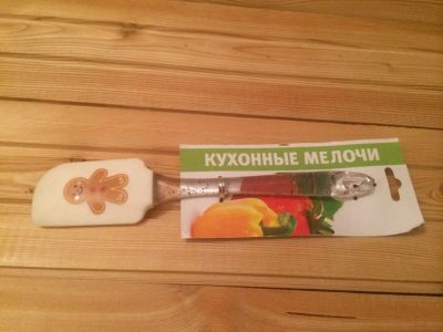 Лот: 8842397. Фото: 1. Лопатка силиконовая Пряничный... Другое (посуда, кухонная утварь)