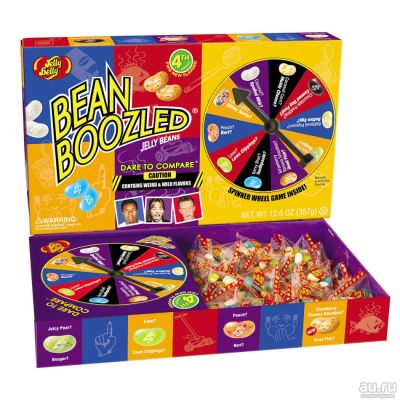 Лот: 8654333. Фото: 1. Bean Boozled Мега Рулетка! Бесплатная... Шоколад, конфеты