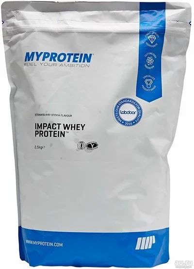 Лот: 13059429. Фото: 1. MyProtein Impact Whey 2.5 вскрыта... Спортивное питание, витамины