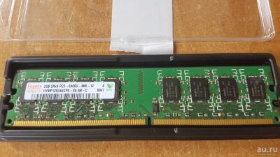 Лот: 15475770. Фото: 1. Hynix HYMP125U64CP8-S6 AB-C (2GB... Оперативная память