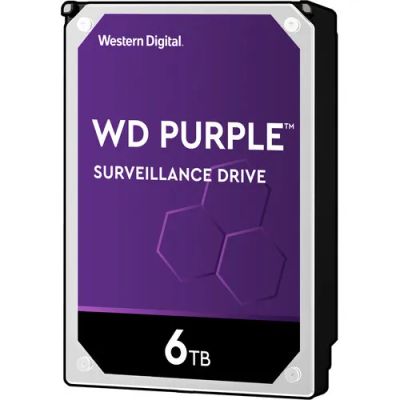 Лот: 21438410. Фото: 1. Жесткий диск WD 6TB Purple 3,5... Жёсткие диски (HDD)