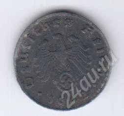 Лот: 705431. Фото: 1. 1 пфеннинг 1942 года. Германия... Германия и Австрия