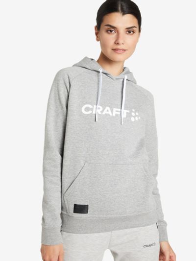 Лот: 22416593. Фото: 1. Худи женская Craft Core, Серый. Другое (спортивная одежда)