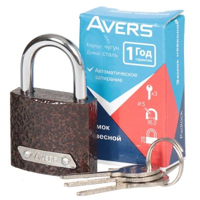 Лот: 24306524. Фото: 1. Замок навесной Avers, PD-01-32... Замки