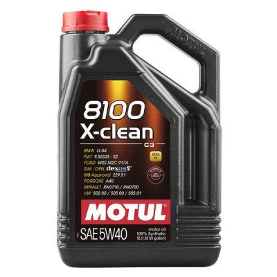 Лот: 16122408. Фото: 1. MOTUL 8100 X-Clean C3 5w40 100... Масла, жидкости