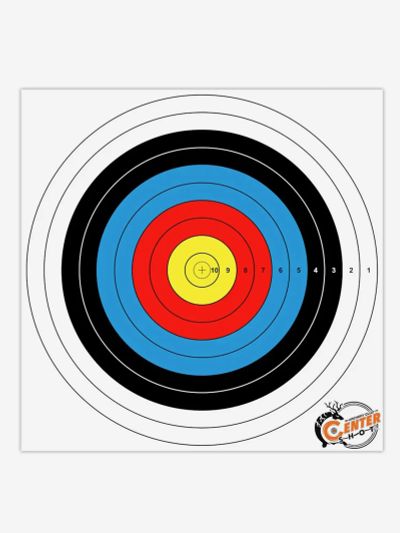 Лот: 25689868. Фото: 1. Мишень Сentershot 40 cм, Белый. Другое (спортивная одежда)