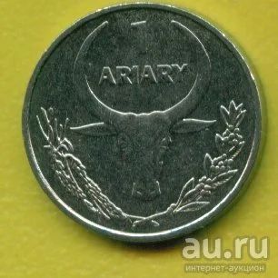 Лот: 8827093. Фото: 1. Мадагаскар 1 ариари-5 франков... Африка
