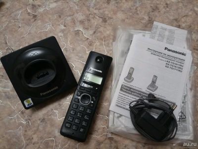 Лот: 10877302. Фото: 1. Цифровой беспроводной телефон... DECT и радиотелефоны