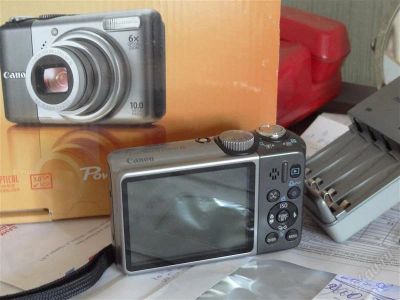 Лот: 1784441. Фото: 1. Фотокамера CANON Power Shot A2000is... Цифровые компактные