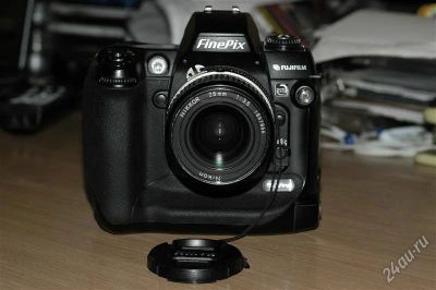 Лот: 1387475. Фото: 1. Fuji S3Pro + Nikkor 28/3.5 AiS... Цифровые зеркальные