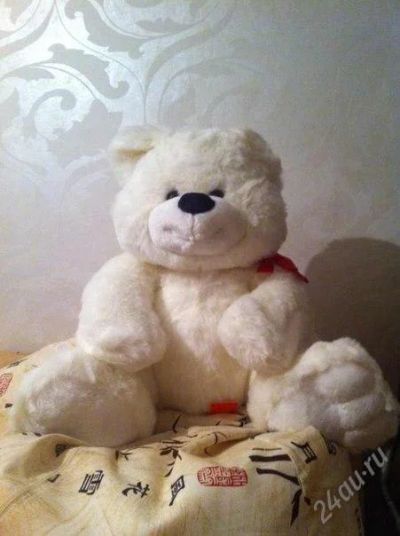 Лот: 3539122. Фото: 1. Большой плюшевый медведь! Шикарный... Мягкие