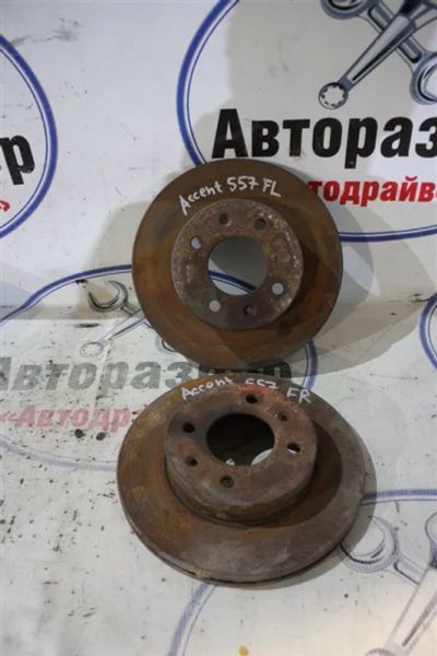 Лот: 21718228. Фото: 1. диски тормозные Hyundai Accent... Тормозная система