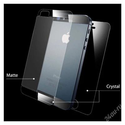Лот: 2524691. Фото: 1. пленка для iphone 5 зад. Защитные стёкла, защитные плёнки