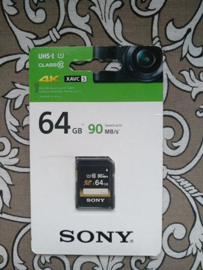 Лот: 12678698. Фото: 1. Карта памяти 64 Gb Sony SD (SDXC... Карты памяти