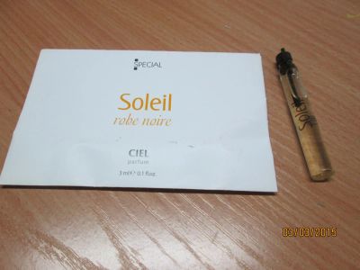 Лот: 5173847. Фото: 1. Духи Soleil Robe Noire 3ml. Женская парфюмерия