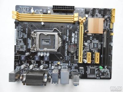 Лот: 16187930. Фото: 1. ASUS H81M-C LGA 1150. Рабочая... Материнские платы