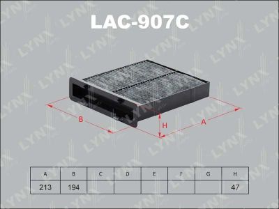 Лот: 13357264. Фото: 1. Lynx LAC-907C Салонный фильтр. Расходные материалы
