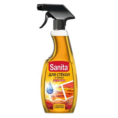 Лот: 24099551. Фото: 1. Средство для стекол Sanita, 500... Бытовая химия