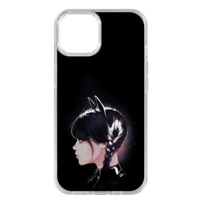 Лот: 25051260. Фото: 1. Чехол Krutoff Clear Case "Уэнсдей... Чехлы, бамперы