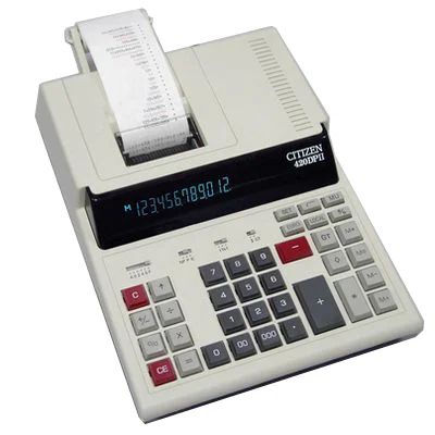 Лот: 3049279. Фото: 1. Офисный калькулятор CITIZEN 420... Калькуляторы