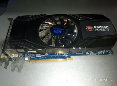 Лот: 9479885. Фото: 1. Sapphire Radeon HD 6870 1Гб 256... Видеокарты