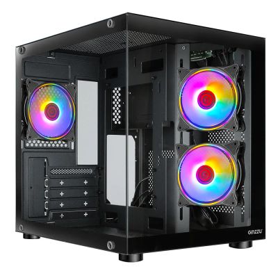 Лот: 25084179. Фото: 1. Корпус mATX Б_БП Ginzzu V150... Корпуса, блоки питания