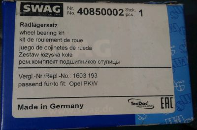 Лот: 14703248. Фото: 1. Подшипник ступицы Daewoo Nexia... Запчасти