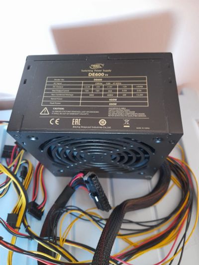 Лот: 24637843. Фото: 1. Блок питания deepcool 600w. Корпуса, блоки питания