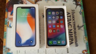 Лот: 13057303. Фото: 1. Новый iPhone X 256 Gb Silver Гарантия... Смартфоны