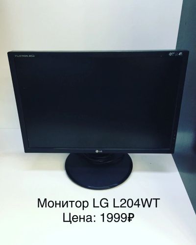 Лот: 14628696. Фото: 1. Монитор LG L204WT. ЖК-мониторы