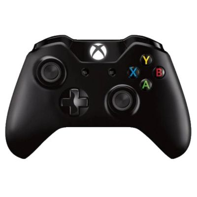 Лот: 4742682. Фото: 1. Геймпад Microsoft - Xbox One черный... Рули, джойстики