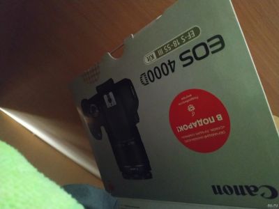 Лот: 14112745. Фото: 1. Canon eos 4000D kit. Цифровые зеркальные