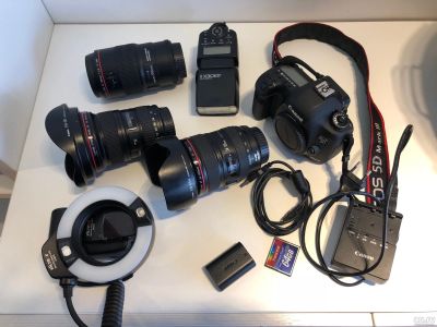 Лот: 12252983. Фото: 1. Canon 5D Mark III + 24-105mm f... Цифровые зеркальные