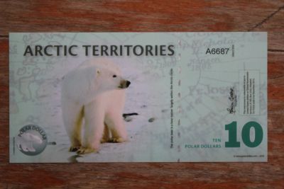 Лот: 21572799. Фото: 1. Арктические территории Арктика... Частные выпуски, копии банкнот