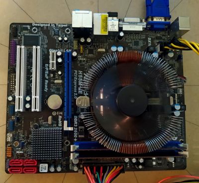 Лот: 20127871. Фото: 1. core i3 540 @ 3.00Ghz + MB ASRock... Комплекты запчастей