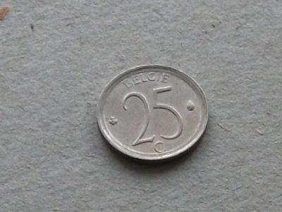 Лот: 18992890. Фото: 1. Монета 25 сантим Бельгия 1968... Европа
