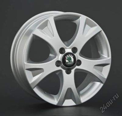 Лот: 5877709. Фото: 1. Литые диски для Skoda 6,0Jx15... Диски