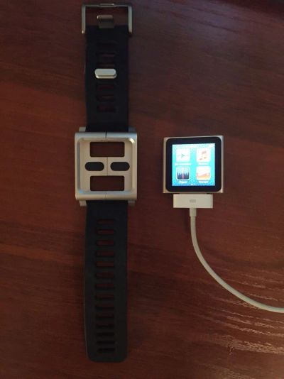 Лот: 8292066. Фото: 1. iPod nano 16gb Silver + Ремень... Плееры