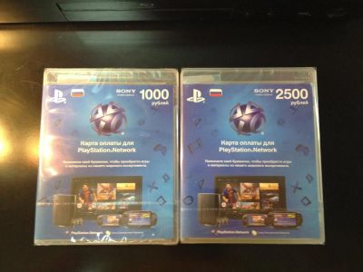 Лот: 4121629. Фото: 1. Карта оплаты для PlayStation Network. Красноярск