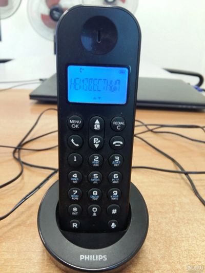 Лот: 14750845. Фото: 1. Беспроводной телефон Philips D120. DECT и радиотелефоны
