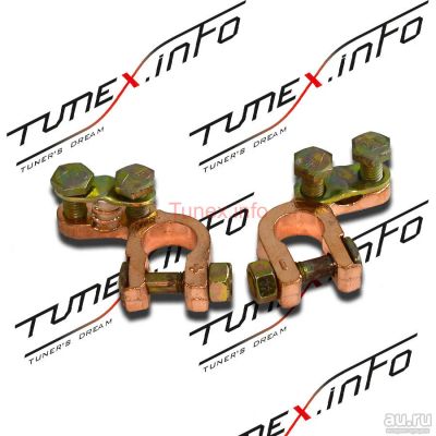 Лот: 20931362. Фото: 1. Клеммы для аккумулятора медные... Аккумуляторы