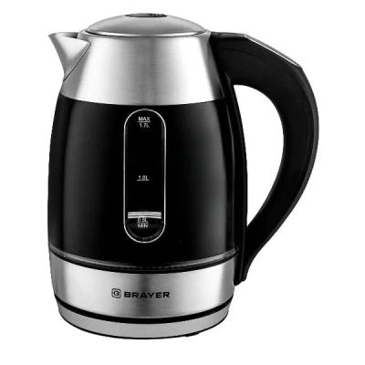Лот: 24527735. Фото: 1. Электрический чайник Brayer BR1085. Чайники, кофемашины, кулеры