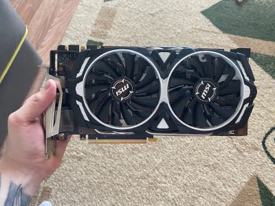 Лот: 17850648. Фото: 1. GeForce GTX 1070 armor 8G. Видеокарты