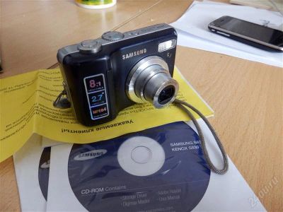 Лот: 2502351. Фото: 1. отличный фотоаппарат samsung s830... Цифровые компактные
