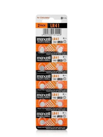 Лот: 22144046. Фото: 1. MAXELL LR-41 G3 (392) БЛИСТЕР... Батарейки, аккумуляторы, элементы питания