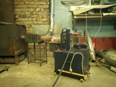 Лот: 10571512. Фото: 1. Печь горелка на отработке. Отопительные котлы, печи