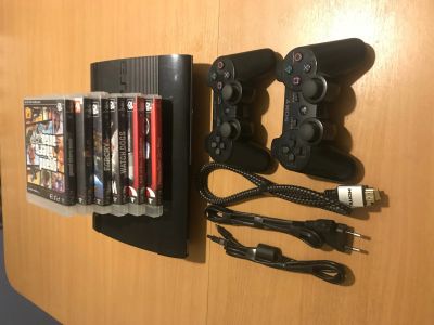 Лот: 12132053. Фото: 1. PS3 500 gb Super Slim + 2 джойстика... Игровые приставки, консоли