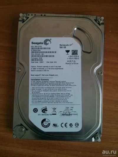 Лот: 8806117. Фото: 1. Жесткий диск HDD Seagate 500Gb... Жёсткие диски