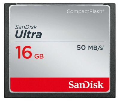 Лот: 17037595. Фото: 1. SanDisk Ultra Compact Flash 16... Карты памяти